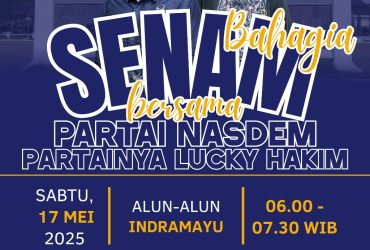 Senam Bahagia Bersama Partai NasDem, Masyarakat Indramayu Siap Ramaikan Alun-Alun pada 17 Mei 2025